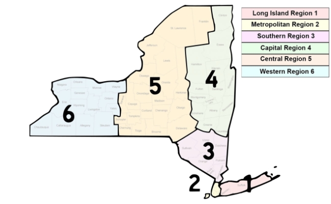 field staff regional map