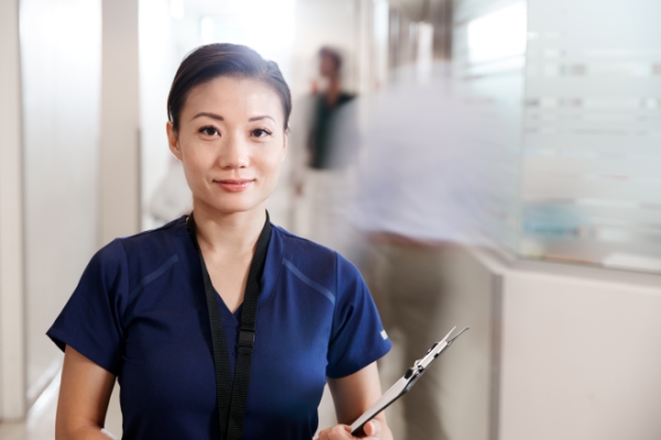 portrait of female nurse