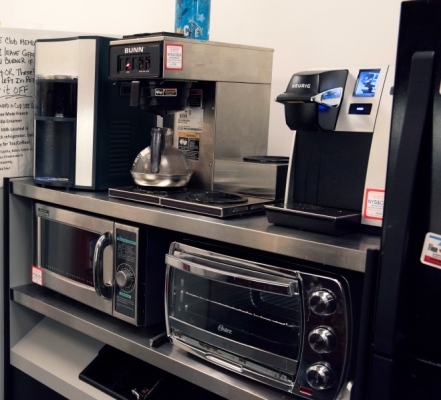 Breakroom kitchen equipment