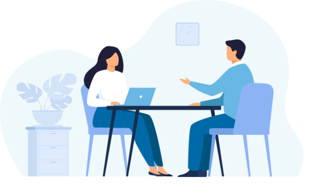 illustration- Job- interview-concept